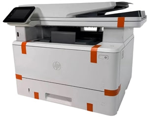HP LaserJet M428FDW MFP Printer completely refurbished with genuine parts and rollers by our authorized technicians.