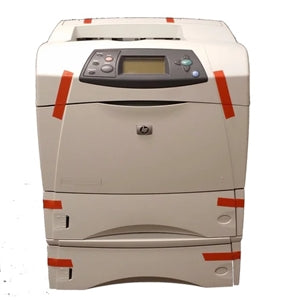 HP 4250TN Laserjet Printer completely refurbished with genuine parts and rollers by our authorized technicians.
